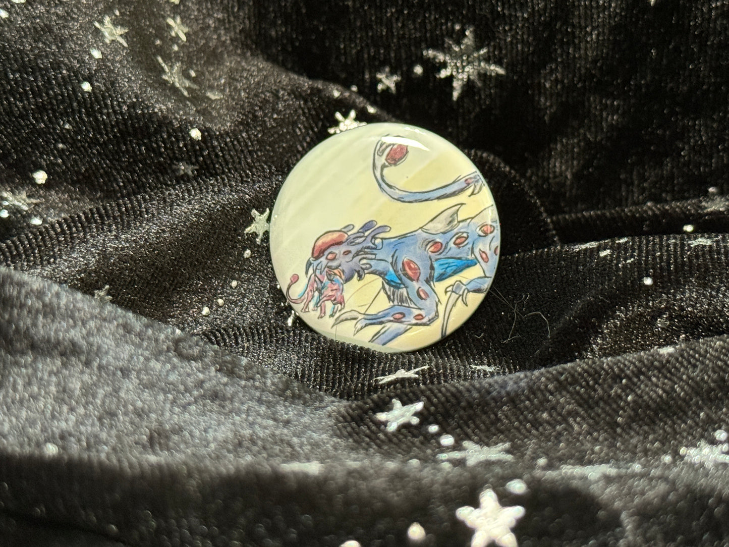 The Hunt Button Pin