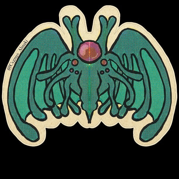 Retro Xenoavialae Sticker