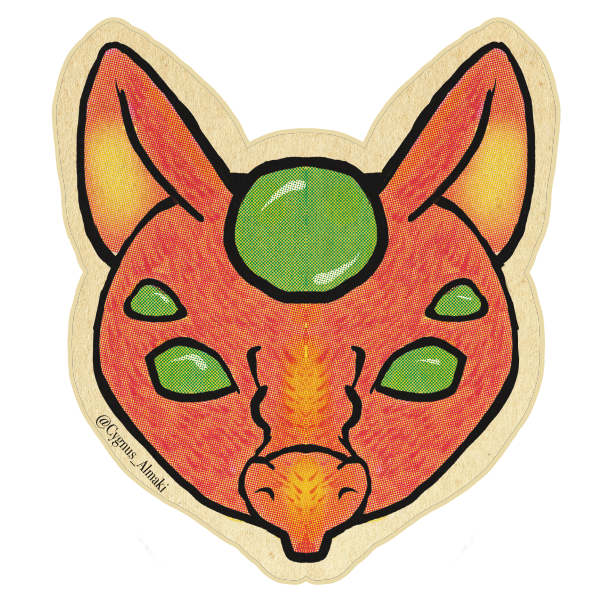 Xenoskíuros Vinyl Sticker