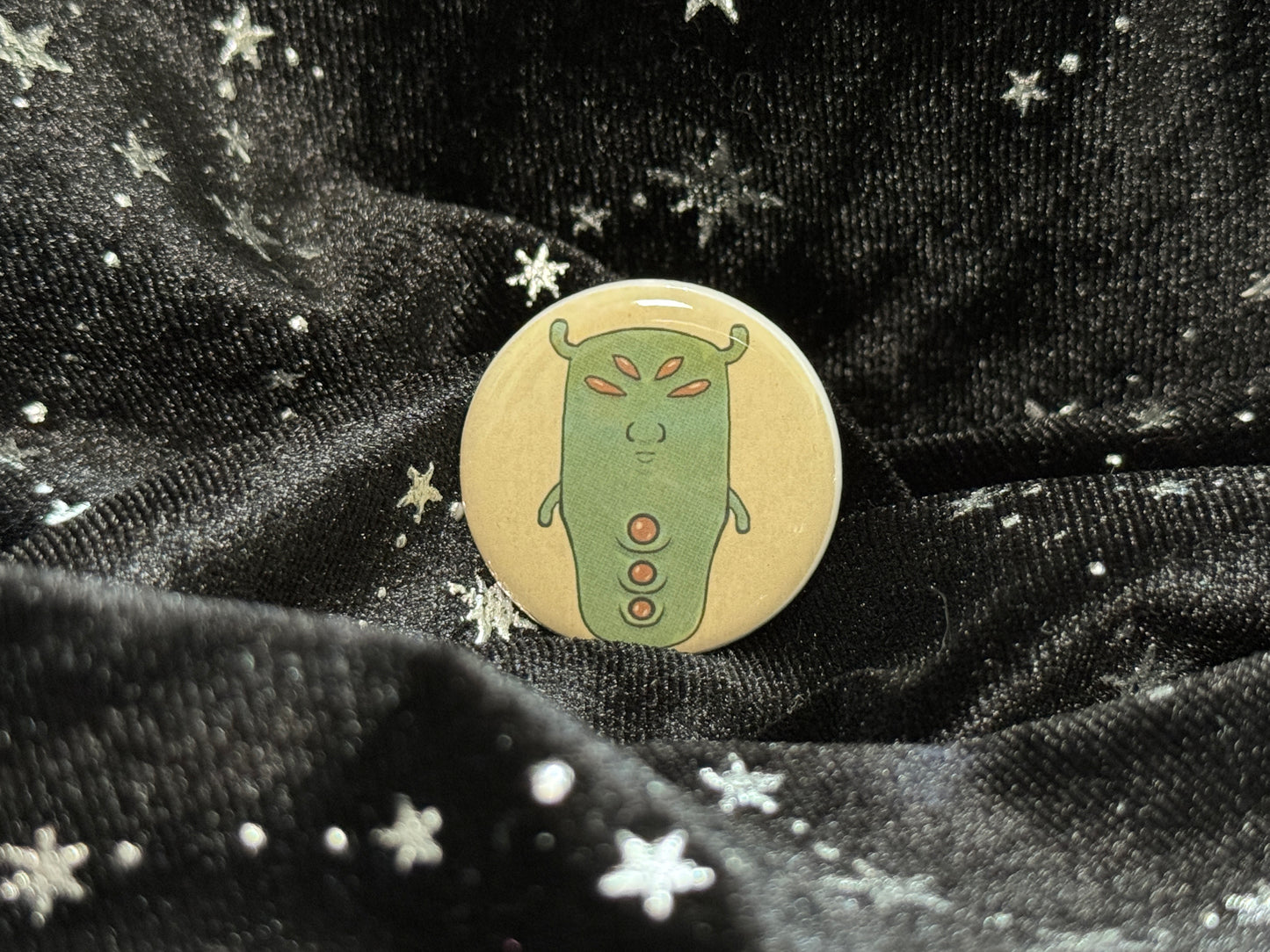 Retro Brute Button Pin