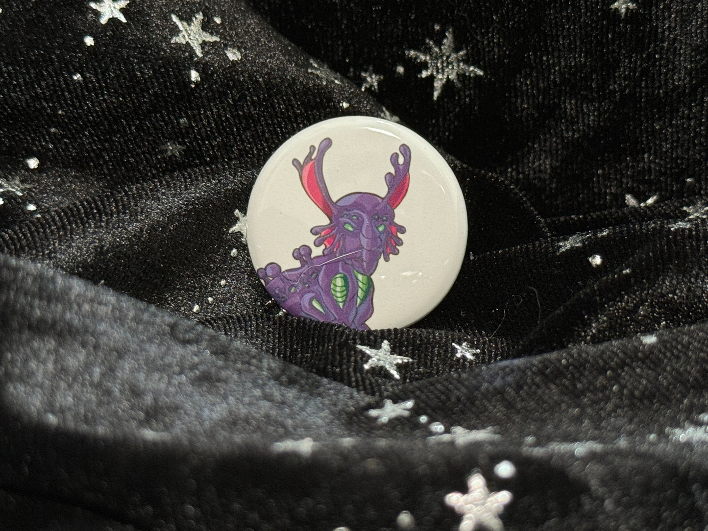 Lagoxenomorpha Button Pin