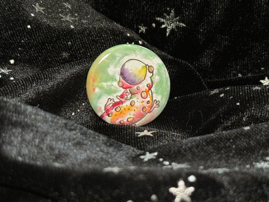 The Poison Jellymander Button Pin