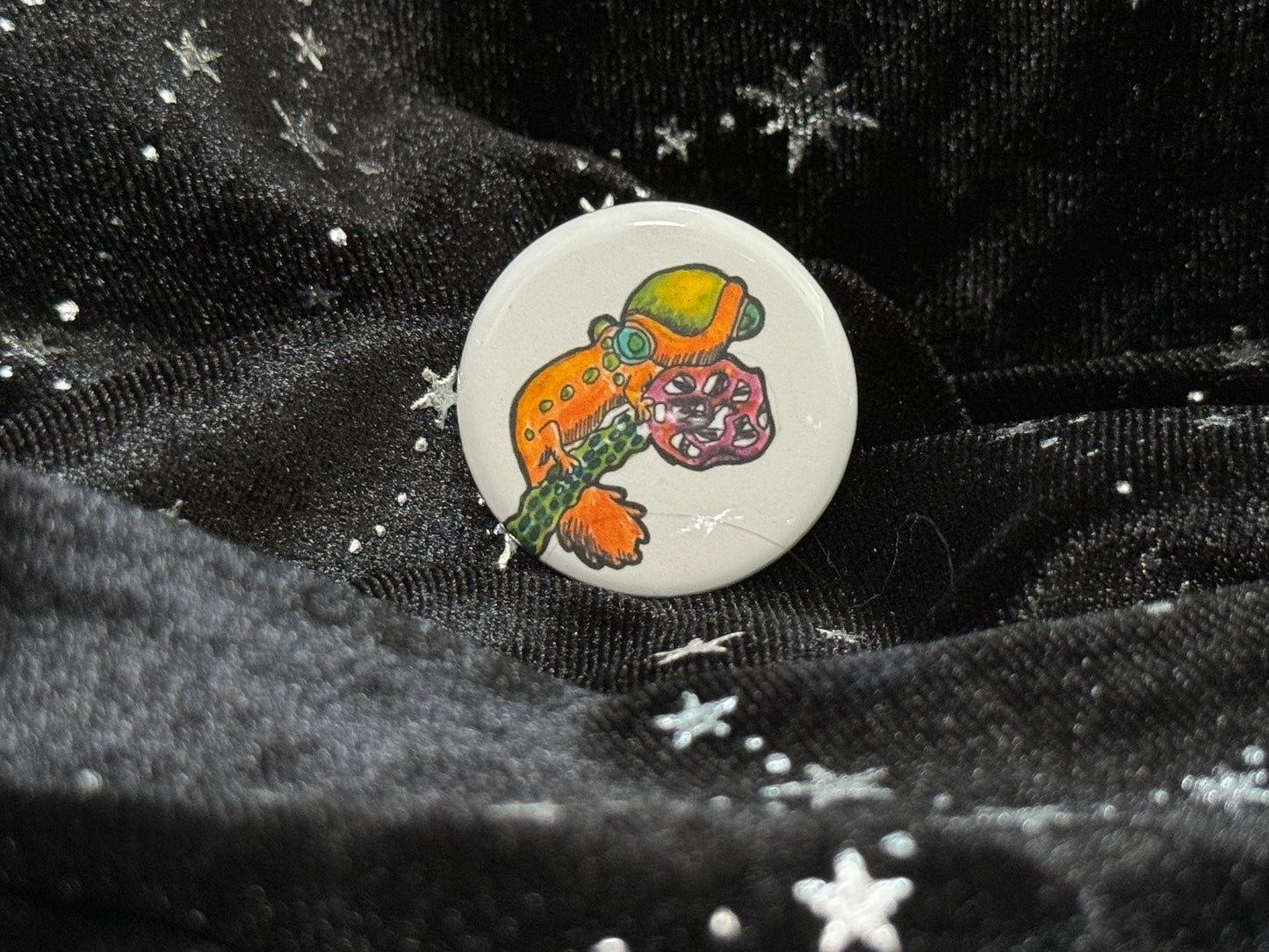 Poisonous Button Pin