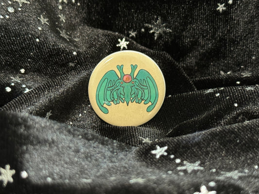 Retro Xenoavialae Button Pin