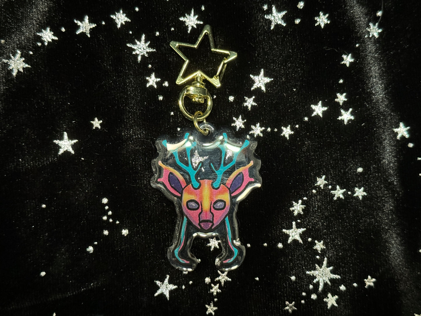 Retro Caprexenolinae Keychain